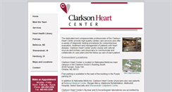 Desktop Screenshot of clarksonheartcenter.nebraskamed.com